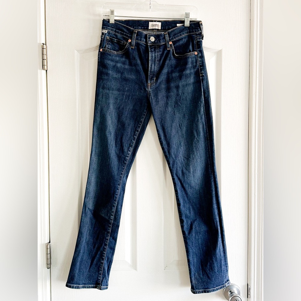 CITIZENS OF HUMANITY “Skyla” Dark Wash Straight-Leg Jeans Size 27